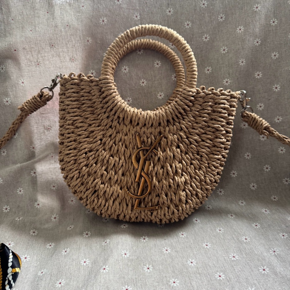 Saint Laurent Wicker Summer Bag Handbag